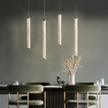 MIRODEMI® Andon | Modern Crystal Pendant Light with Adjustable Strip For Home