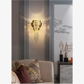 MIRODEMI® Andújar | Gold home decor for living room and bedroom | wall sconces | wall light