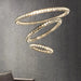 MIRODEMI® Antwerpen | Gold Crystal Chandelier for Living Room