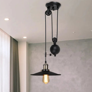 MIRODEMI Apricale Black Retro Iron Pendant Lamp Modern Design For Home