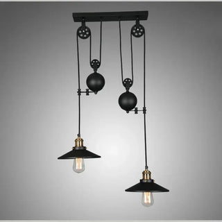 MIRODEMI Apricale Black Retro Iron Pendant Lamp Modern Design For Home