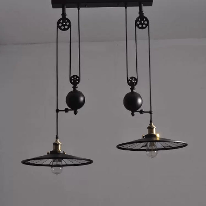 MIRODEMI Apricale Black Retro Iron Pendant Lamp Industrial Decoration
