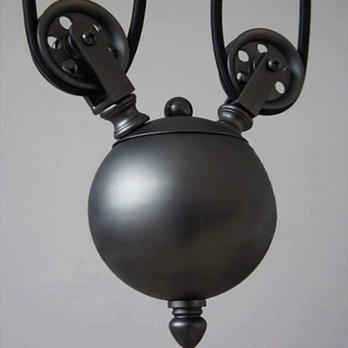 MIRODEMI Apricale Black Retro Iron Pendant Lamp Lampshade Base