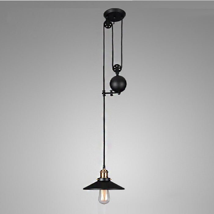 MIRODEMI Apricale Black Retro Iron Pendant Lamp Modern Home Decor