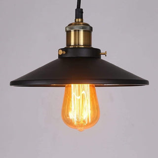 MIRODEMI Apricale Black Retro Iron Pendant Lamp Detail Lampshade