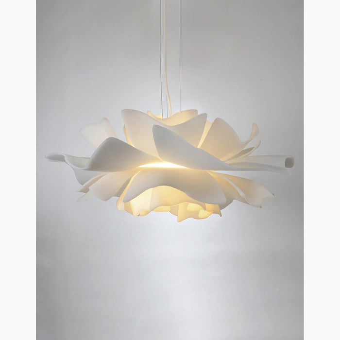 MIRODEMI Arbon White Pendant Light In The Shape Of Flower Modern Design