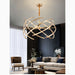 MIRODEMI® Arnasco | Creative Spherical Copper Crystal Chandelier