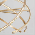 MIRODEMI® Arnasco | Creative Spherical Copper Crystal Chandelier