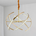 MIRODEMI® Arnasco | Creative Spherical Copper Crystal Chandelier