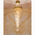 MIRODEMI Art Deco | Black and Gold Crystal Chandelier Gold