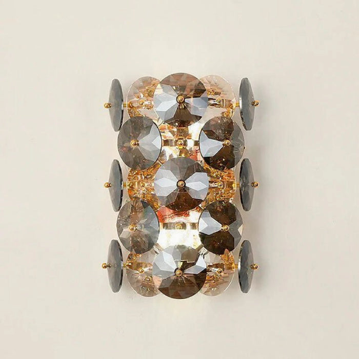 MIRODEMI Ascona cognac-colored wall sconce