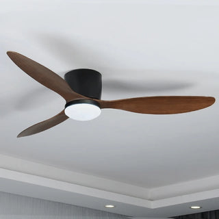 Aspe | Modern Led Wooden Ceiling Fan with Remote Control