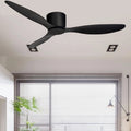 Aspe | Modern Led Wooden Ceiling Fan with Remote Control