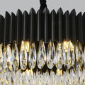 MIRODEMI® Ath | Creative Drum Black Crystal Lamp for Bedroom