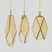 MIRODEMI Auvare Gold Art Deco Diamond Pendant Lamp Design