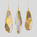 MIRODEMI Auvare Gold Art Deco Diamond Pendant Lamp Decor