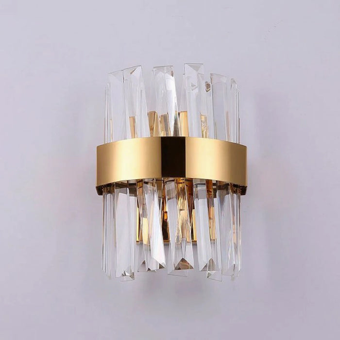 MIRODEMI Avenches gold crystal wall light