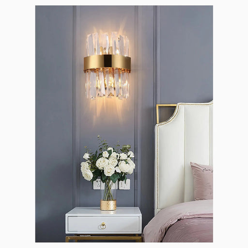 MIRODEMI Avenches crystal wall sconce