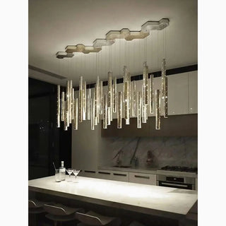 MIRODEMI® Bagno a Ripoli | Magic Star Shining Tubes Pendant Chandelier