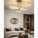 MIRODEMI® Bagolino | Luxury Ring LED Chandelier made of Electroplated Metal for Elite Home