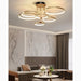 MIRODEMI® Bagolino | Luxury Ring LED Chandelier made of Electroplated Metal for Elite Living Room, Bedroom