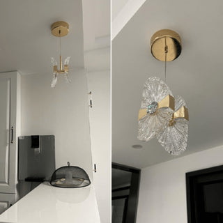 MIRODEMI Baiardo Modern Chandelier in the Shape of Lotus Leaf For Kitchen