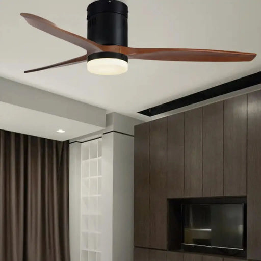 MIRODEMI® Barbaresco | 52" Modern wood Led Ceiling Fan with Remote Control
