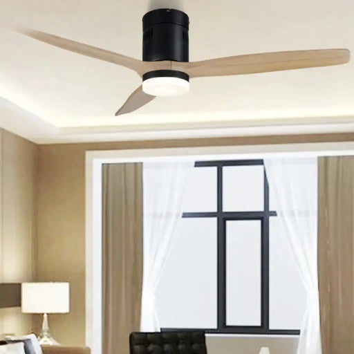 MIRODEMI® Barbaresco | 52" Modern wood Led Classy Ceiling Fan with Remote Control