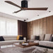 MIRODEMI® Bareggio | 52" Pretty Ceiling Fan Lamp with Plastic Blade and Remote Control