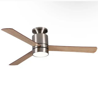 MIRODEMI® Barengo | 60" Aesthetic Ceiling Fan Without Light with Solid Wood Blades and Remote Control