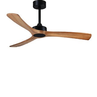 Barga | 60" European Styled Ceiling Fan with Lamp, Solid Wood and Remote Control