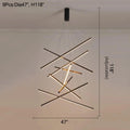 MIRODEMI® Bellagio | Luxury Designer Black LED Chandelier