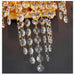 MIRODEMI Belmont crystal drops wall sconce