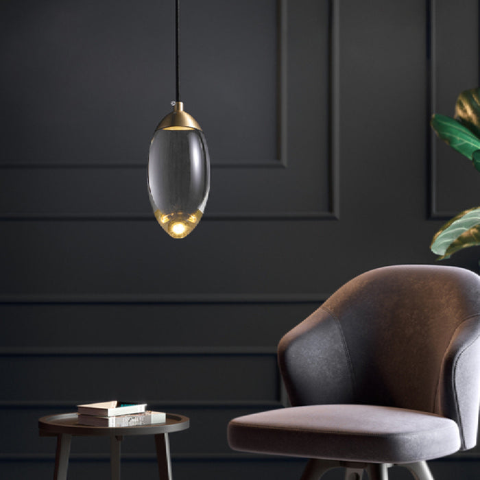 MIRODEMI Bergeggi Copper Crystal Pendant Light in the Shape of Balls For Office