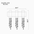 Modern|Chrome|Crystal|Wall|Lamp|Light|Sconce|Trendy