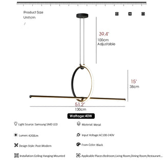 MIRODEMI Berthemont-les-Bains Art Geometric-Shaped Pendant Lamp For Kitchen Parameters