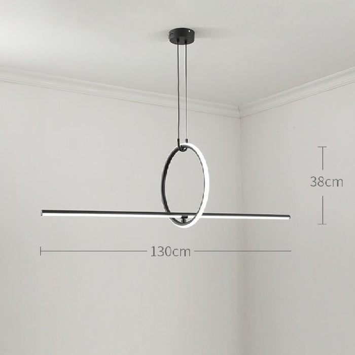 MIRODEMI Berthemont-les-Bains Art Geometric-Shaped Pendant Lamp Size