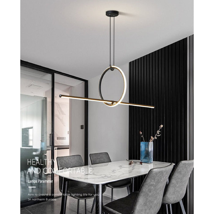 MIRODEMI Berthemont-les-Bains Art Geometric-Shaped Pendant Lamp For Office