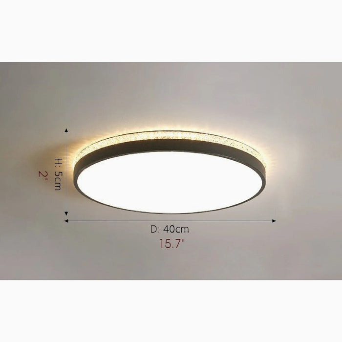 MIRODEMI® Binche | Minimalist Round Ceiling Light sizes