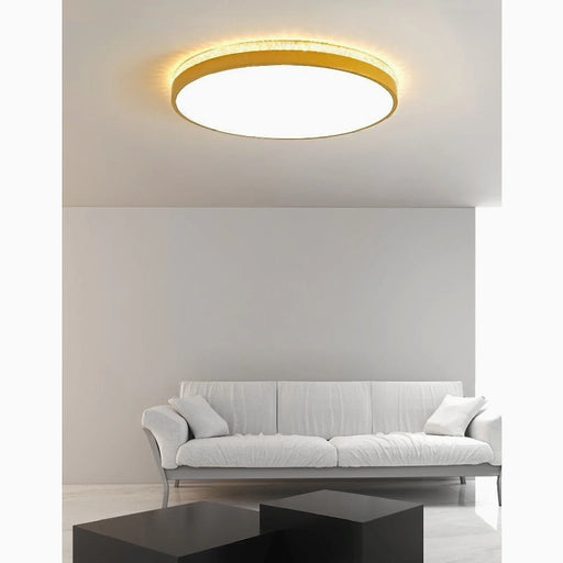 MIRODEMI® Binche | gold Minimalist Round Ceiling Light