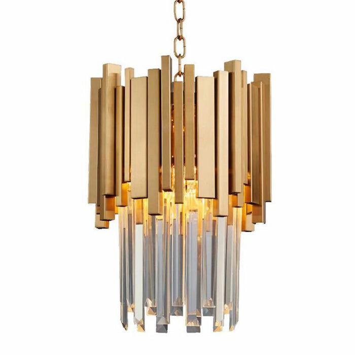 MIRODEMI® Biot | Luxury Gold Crystal Pendant Lighting