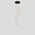 MIRODEMI® Bonassola | Exceptional Long Spiral LED Pendant Chandelier for Lobby