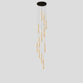 MIRODEMI® Bonassola | Exceptional Long Spiral LED Pendant Chandelier for Hotel