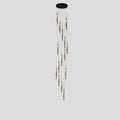 MIRODEMI® Bonassola | Exceptional Long Spiral LED Pendant Chandelier for Hallway