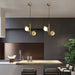 MIRODEMI Bordighera Nordic Gold Ceiling Copper Light With Flower Design For Modern Kitchen