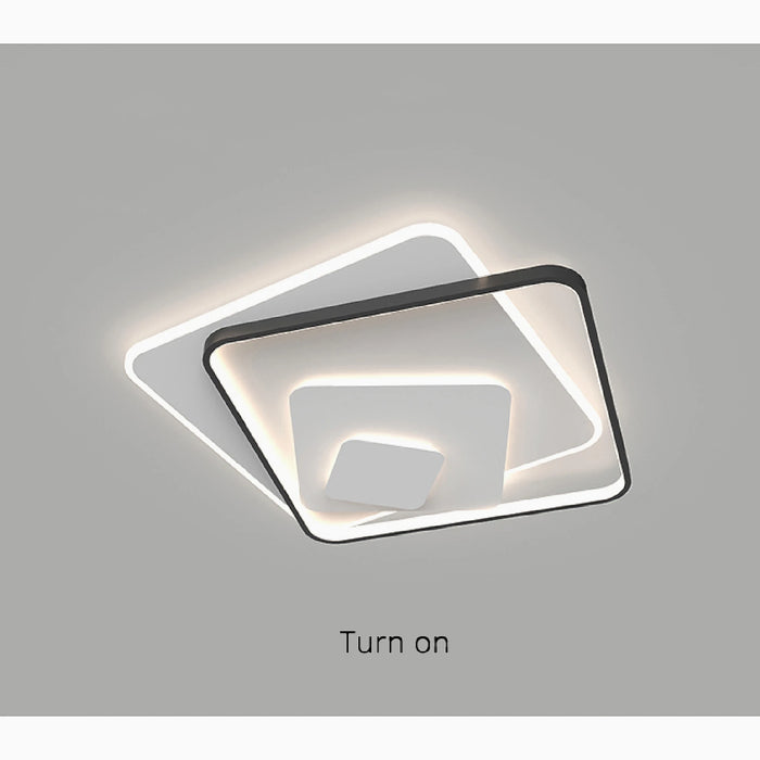 MIRODEMI® Borgloon | Square LED Ceiling Light on