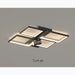 MIRODEMI® Braine-le-Comte | Modern Square LED Ceiling Light warm