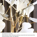 MIRODEMI® Bremgarten | Creative Ginkgo Leaves Shaped LED Floor Lamp for Living Room, Bedroom, Home, Hall
