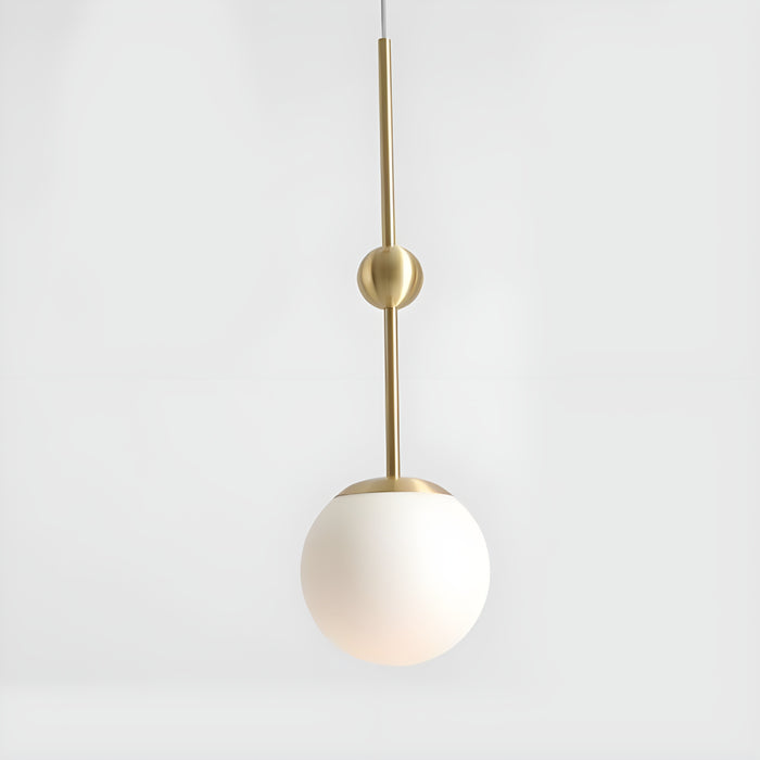 Modern Ball-Shaped LED Metal and Glass White Ceiling Lamp from Mirodemi for Home Interior 