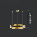 MIRODEMI® Brig-Glis | Modern Spiral LED Chandelier for Living Room